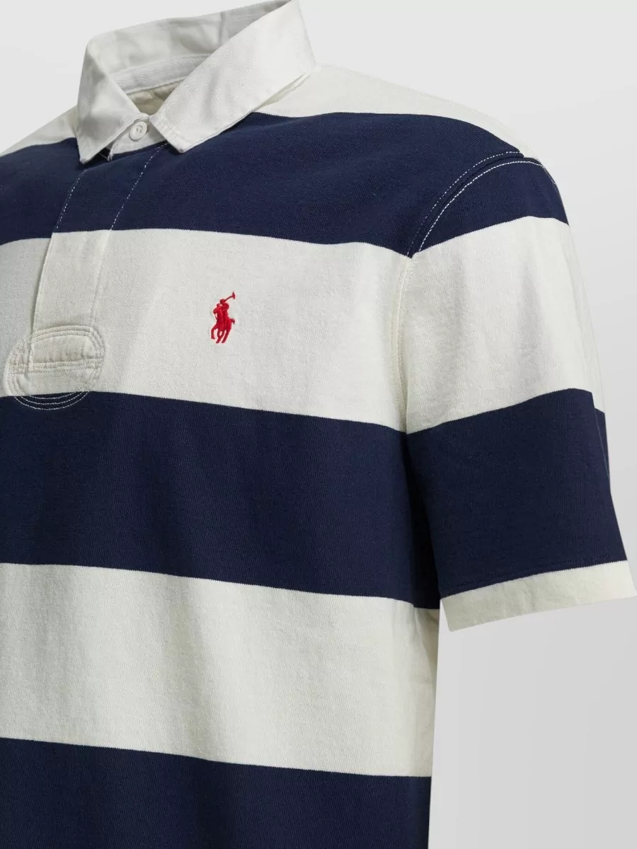 Polo Ralph Lauren Short Sleeve Polo Shirts Striped Pattern
