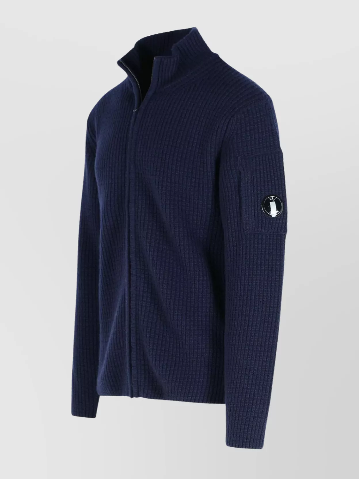 C.p. Company Wool Blend Sweater Arm Patch
