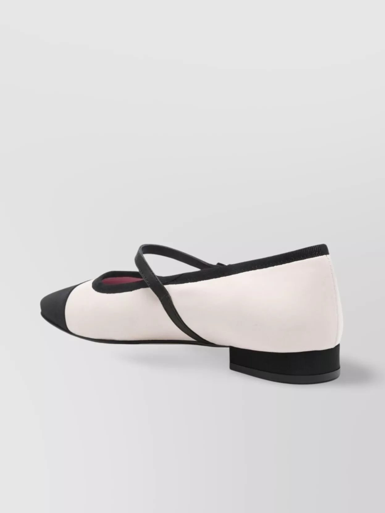 Shop Carel Paris Bicolor Square Toe Ballet Flats