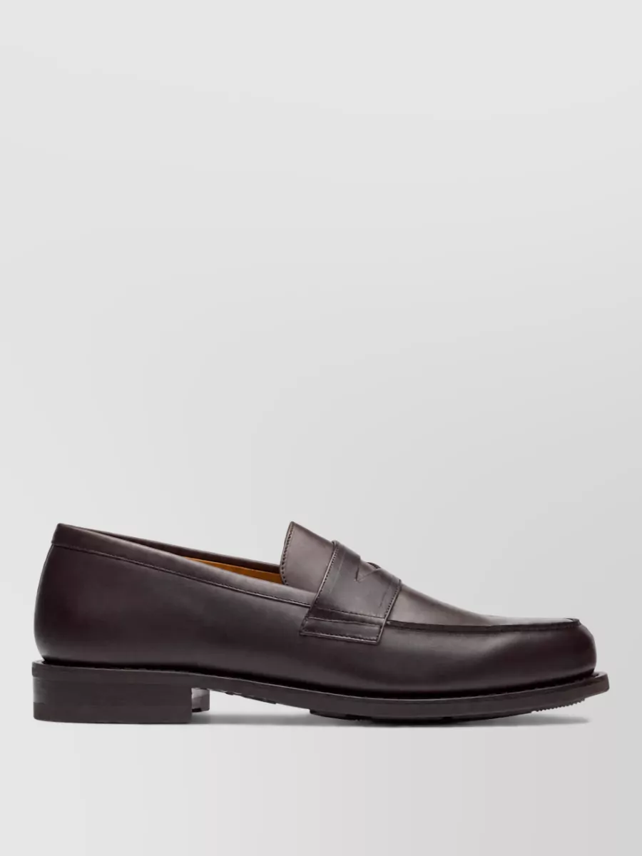 Paraboot Leather Penny Loafers