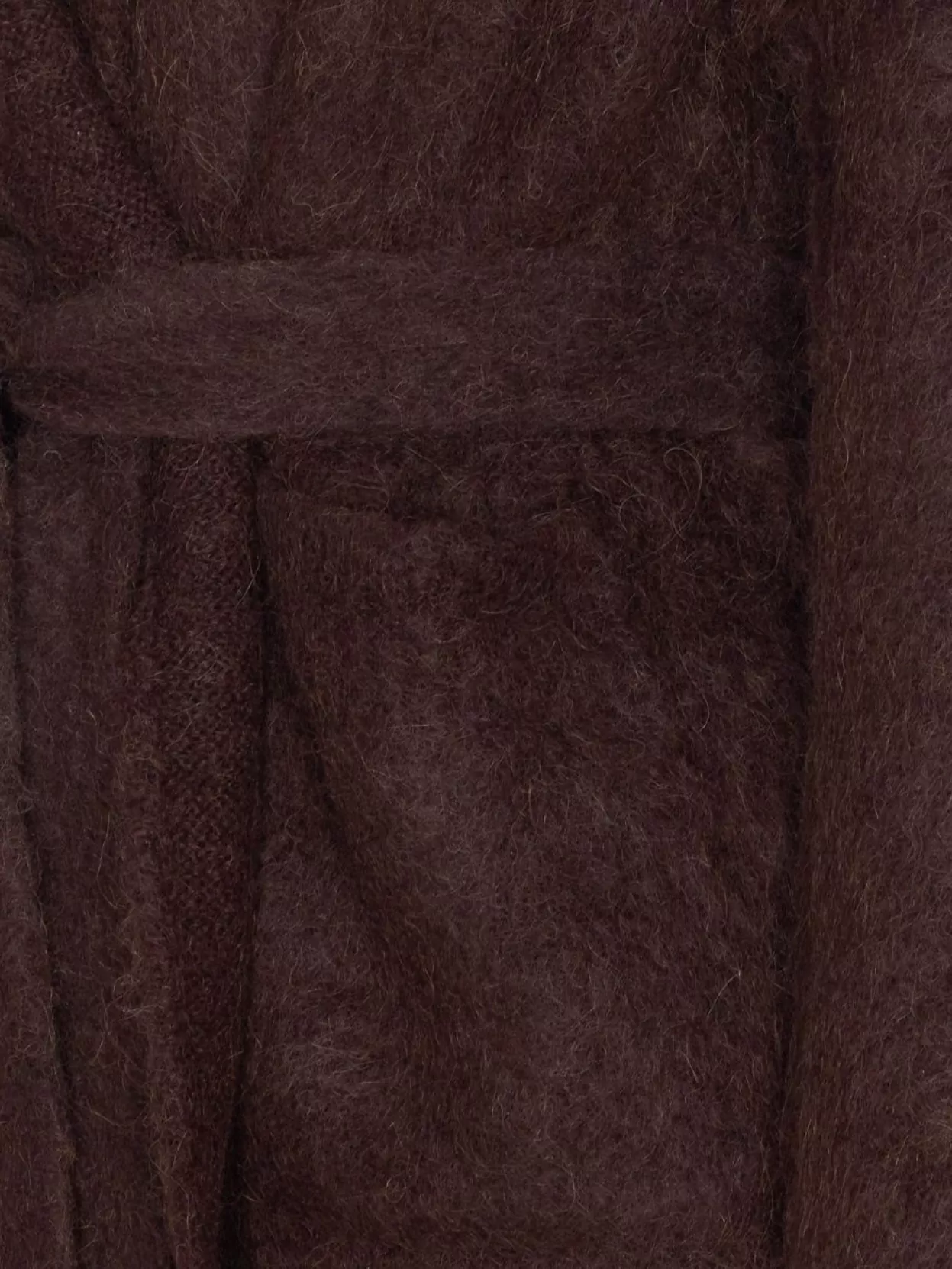 Uma Wang Knitwear With Belted Waist And Shawl Collar