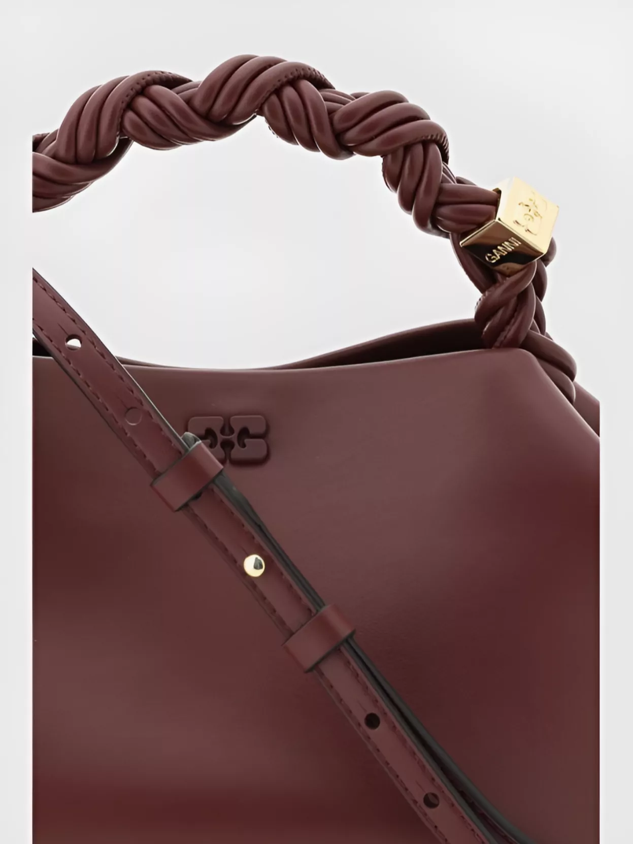 Ganni Bou Small Leather Shoulder Bag