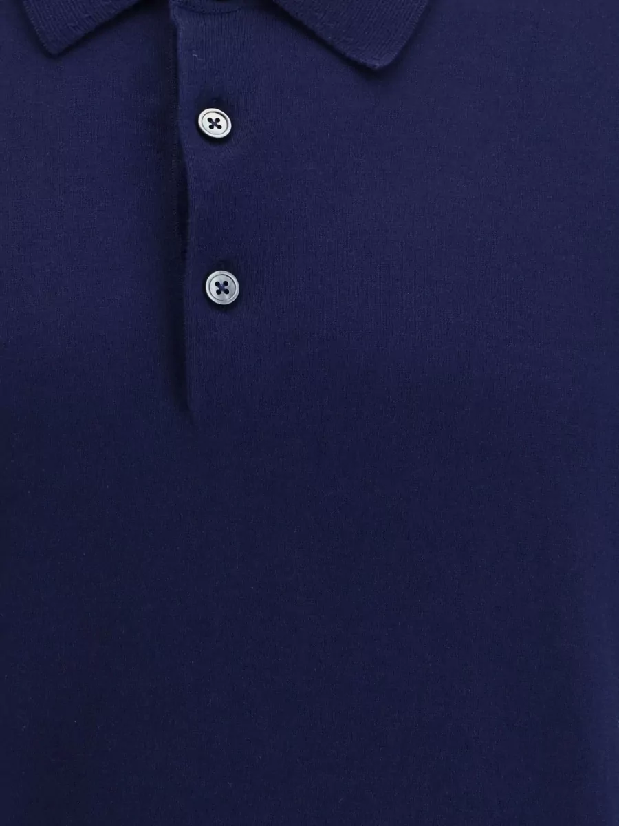 Tom Ford Cotton Long-Sleeve Polo Shirt