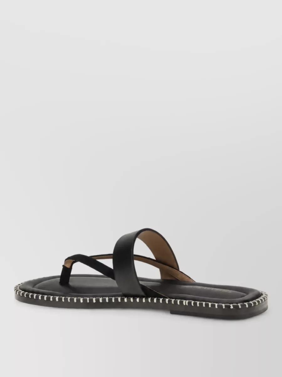 Dries Van Noten Sequin-Embellished Leather Slides