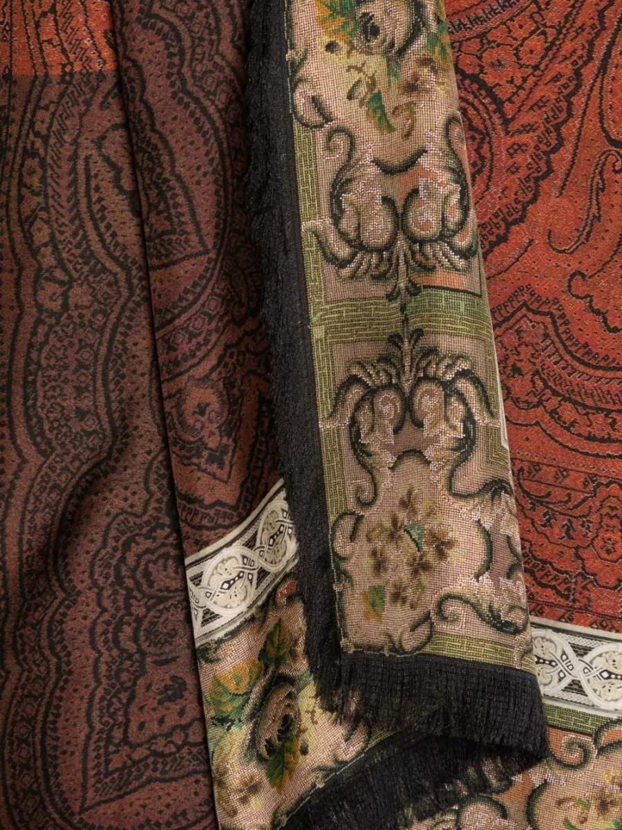 Pierre Louise Mascia Printed Silk Scarf