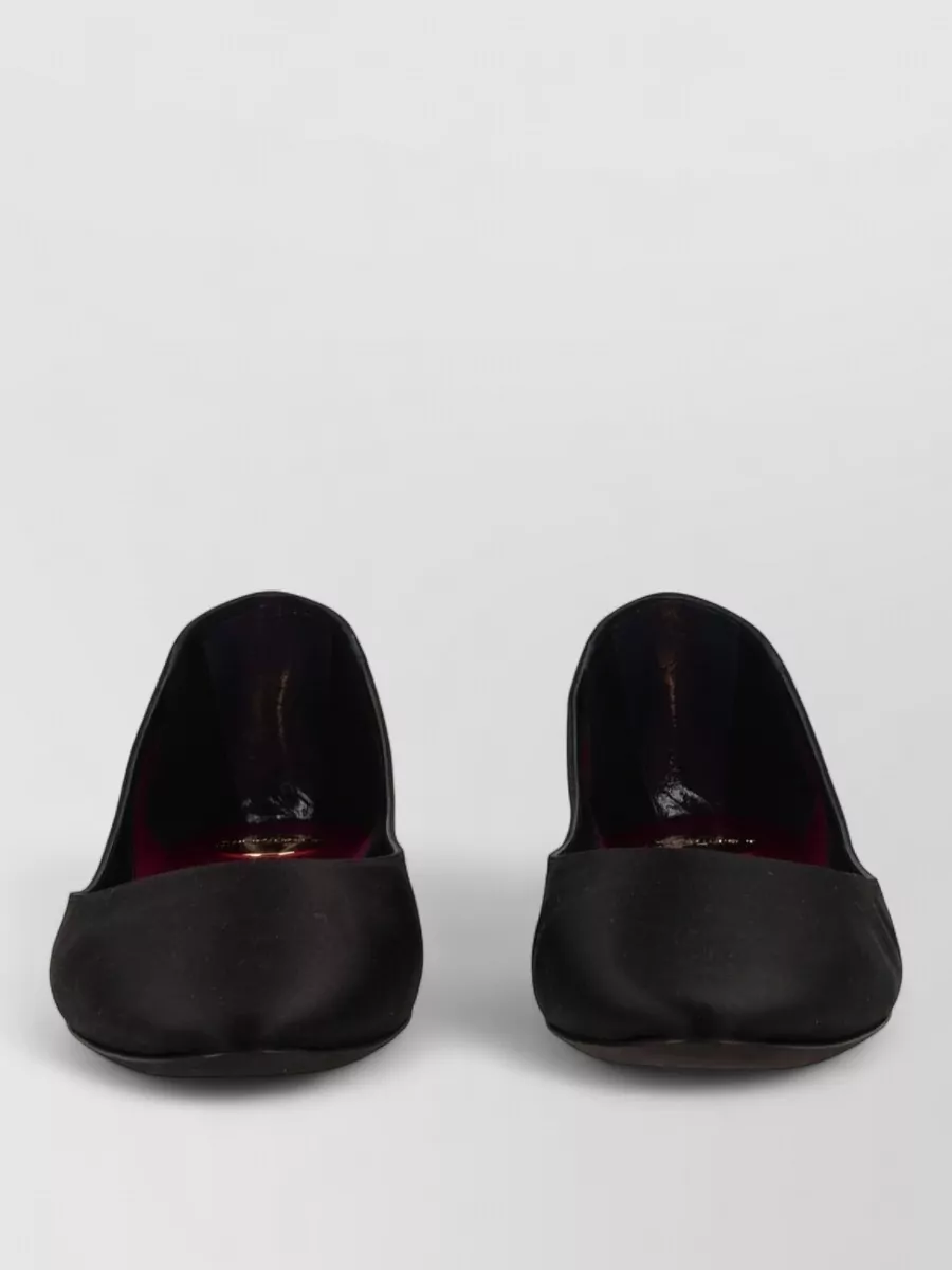 Saint Laurent satin ballerina flats