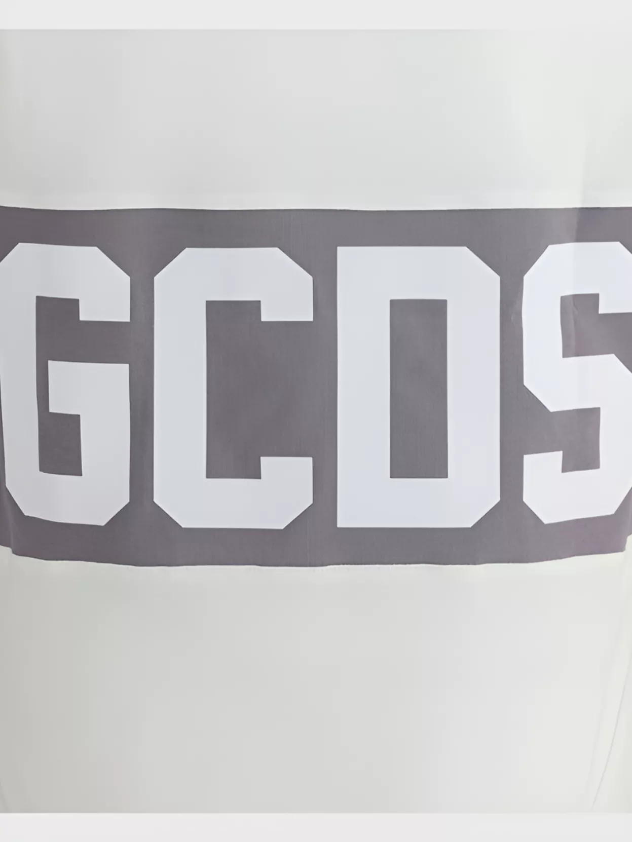 Gcds Branded T-Shirt Block Contrast Touch Ribbed