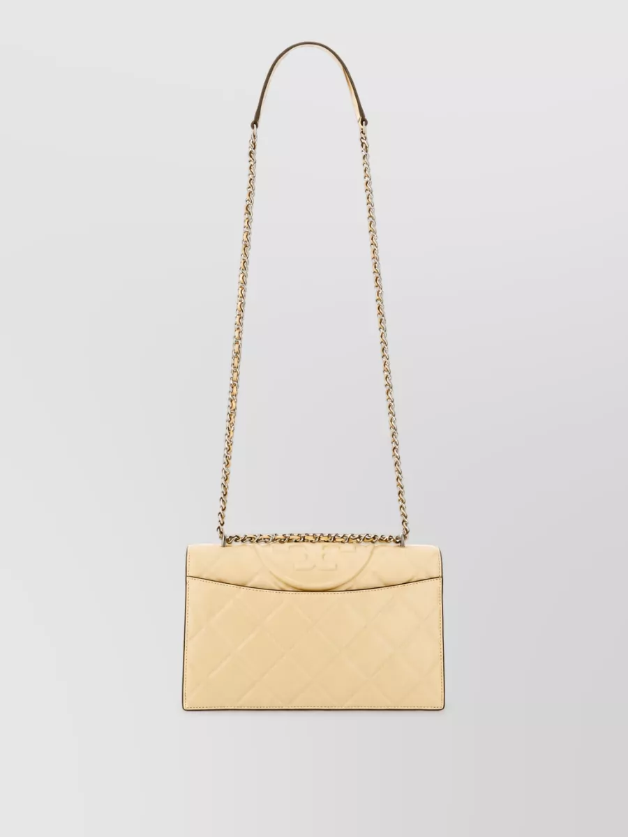 Tory Burch Fleming Leather Clutch Bag