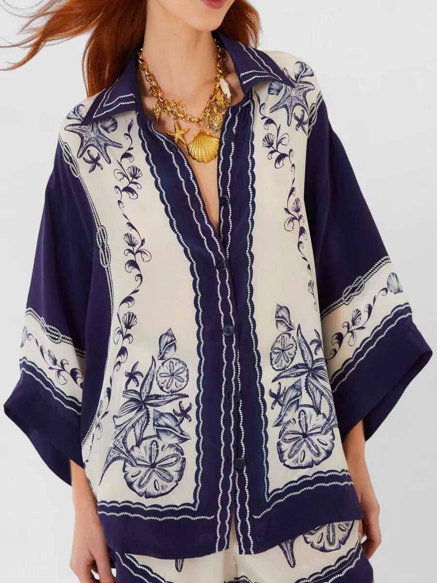 Farm Rio Printed Shirt