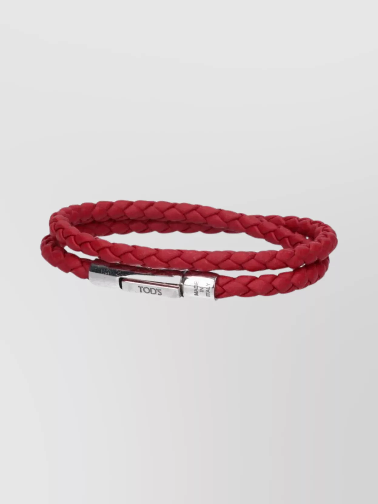 Tod's Adjustable Braided Silver-Tone Bracelets