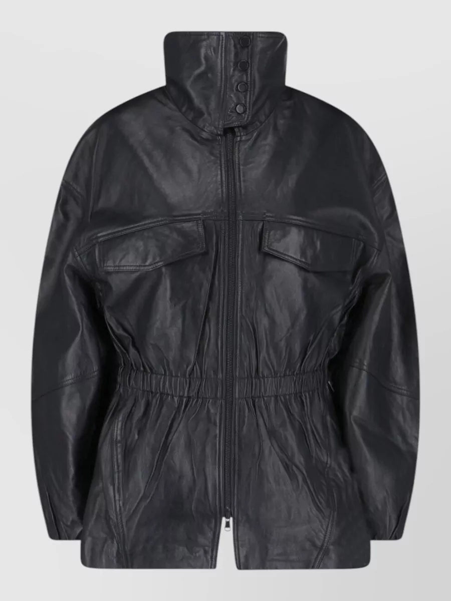 The Frankie Shop Leather Coat