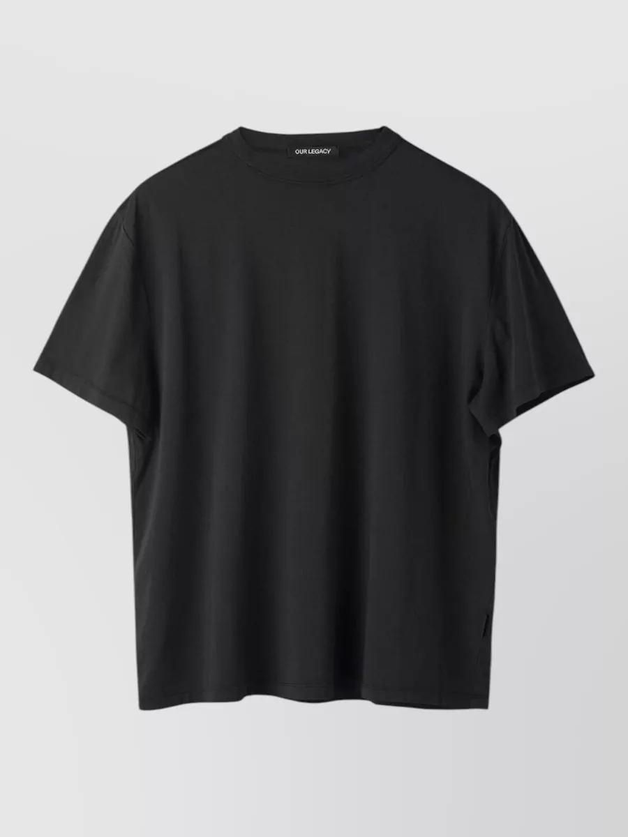 Our Legacy Jersey T Shirt Dropped Shoulders Crew Neck