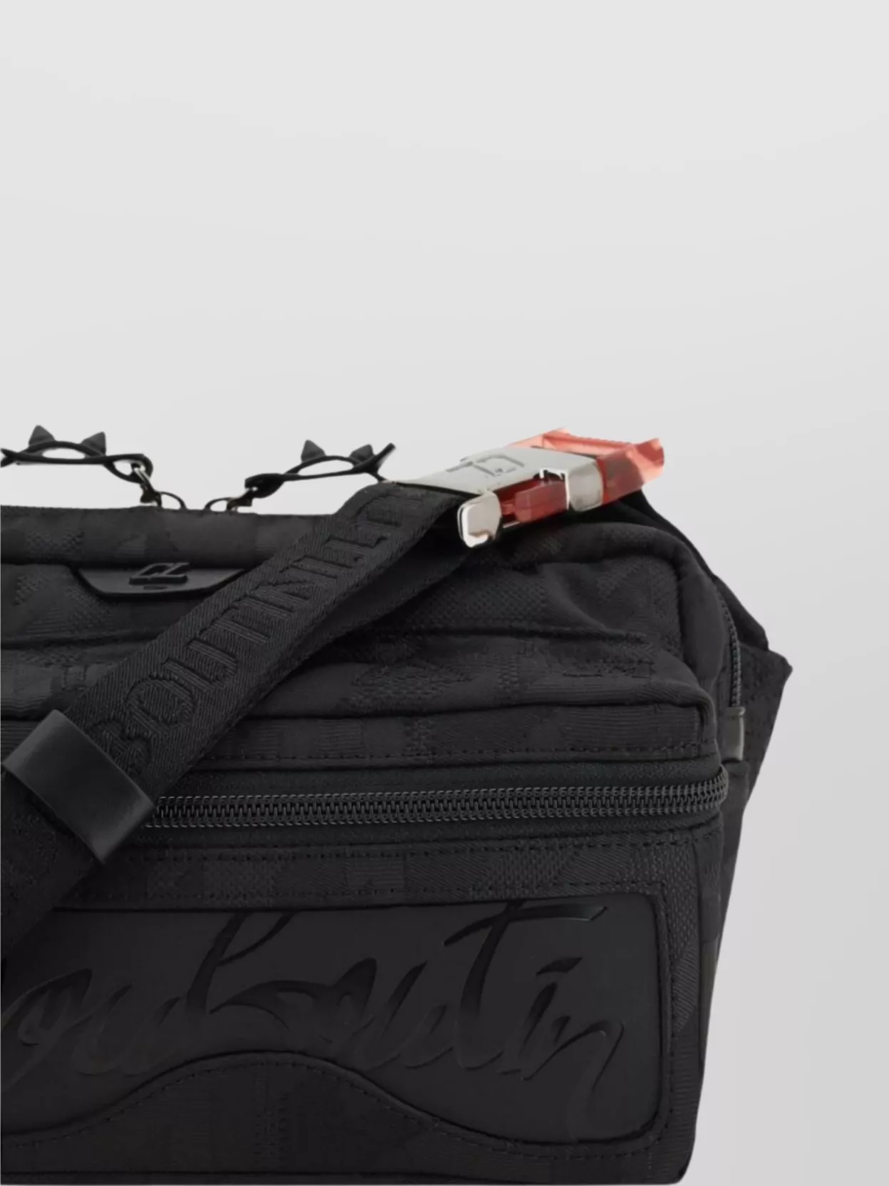 Christian Louboutin Belt Bag With Adjustable Strap And Multiple Pockets