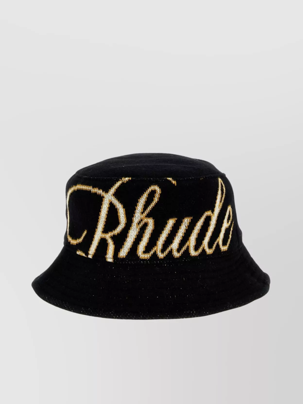 Rhude Textured Fabric Wide Brim Bucket Hat