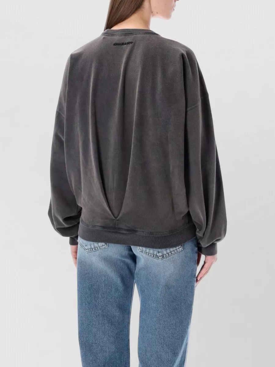 Isabel Marant Etoile Suaria Crew Neck Long Sleeve Top