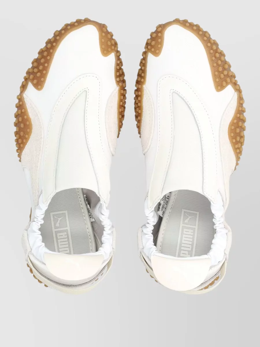 Puma Leather Slip-On Sneakers