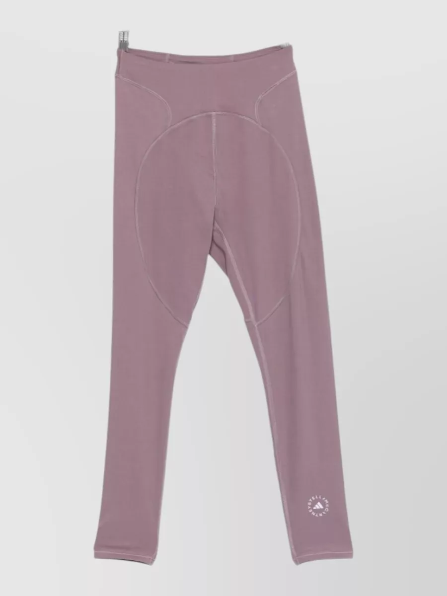 Adidas By Stella Mccartney Organic Cotton Panelled High-Rise 7/8 Leggings
