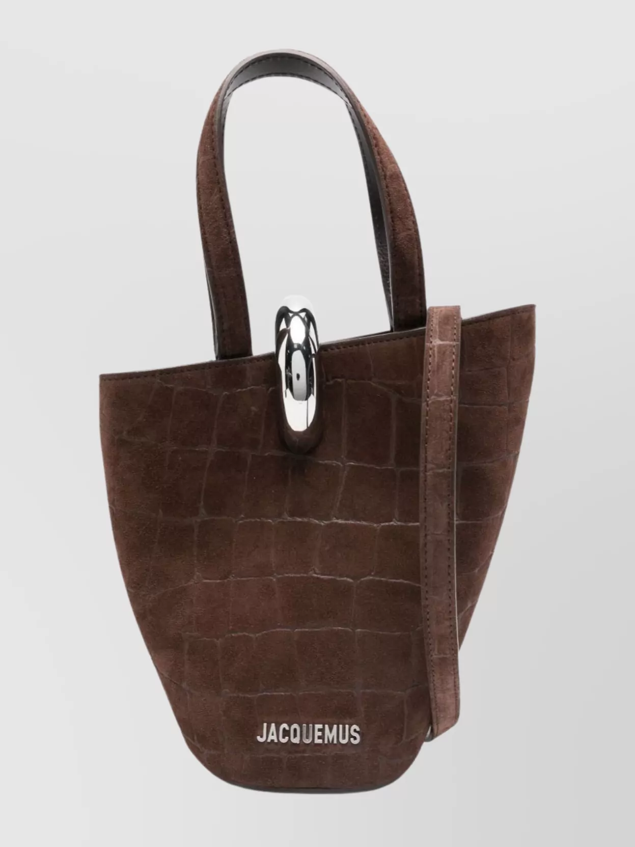 Jacquemus Crocodile-effect Ring-detail Tote Bag