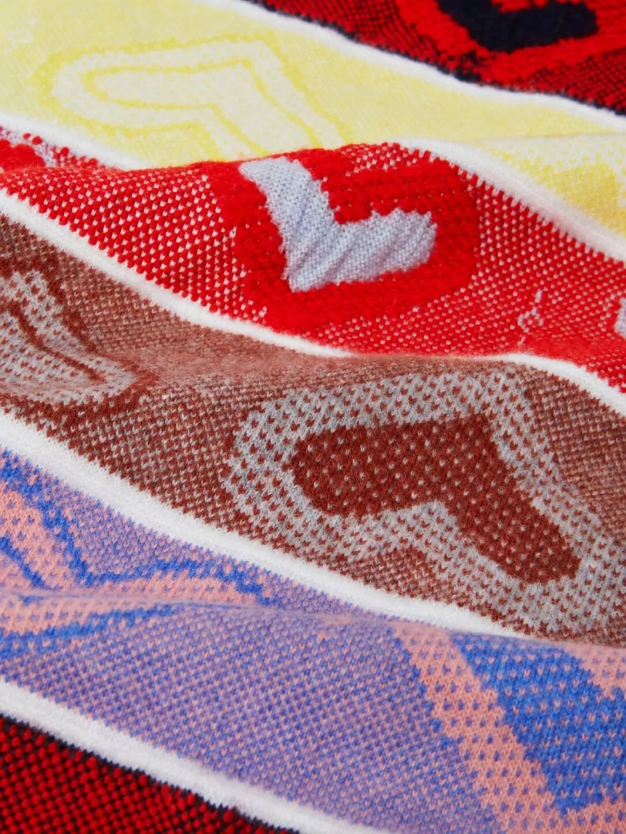 Stella Mccartney Wool Fair Isle Scarf