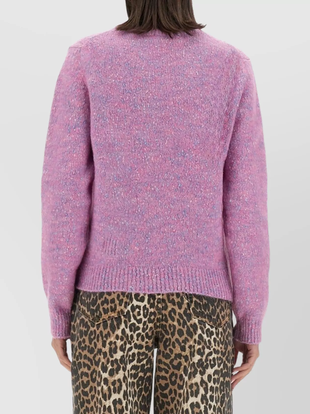 Ganni Logo Crew Neck Knitwear