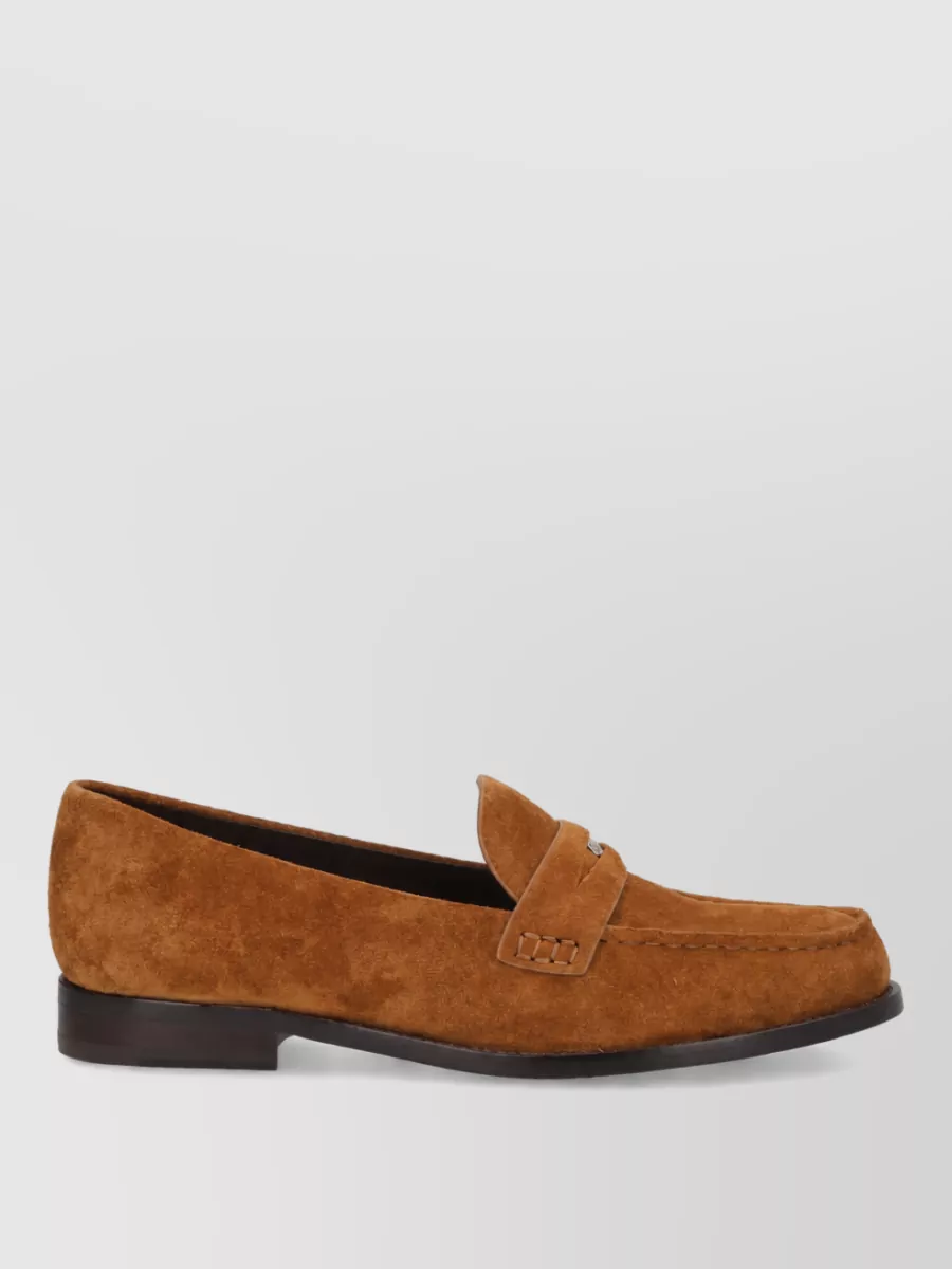 Tory Burch Leather Penny Loafers