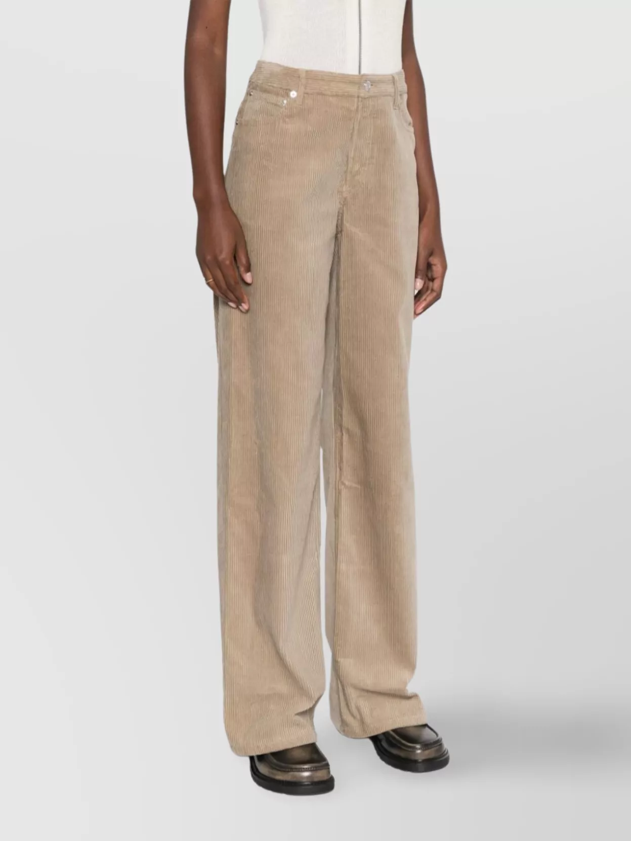 A.p.c. High-Waisted Straight Leg Trousers