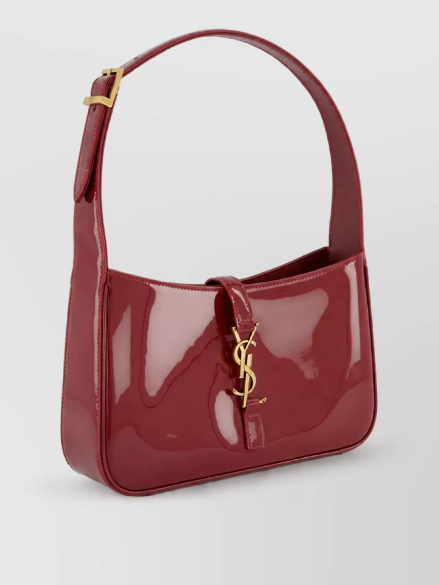 Saint Laurent Le 5 À 7 Patent Calfskin Shoulder Bag