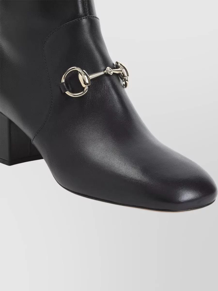Gucci Leather Ankle Boots