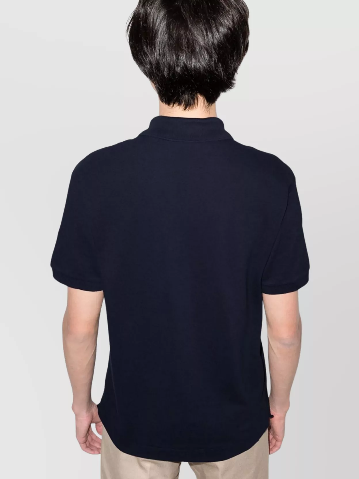 Lacoste Buttoned Collar Lightweight Cotton Polo With Classic Design