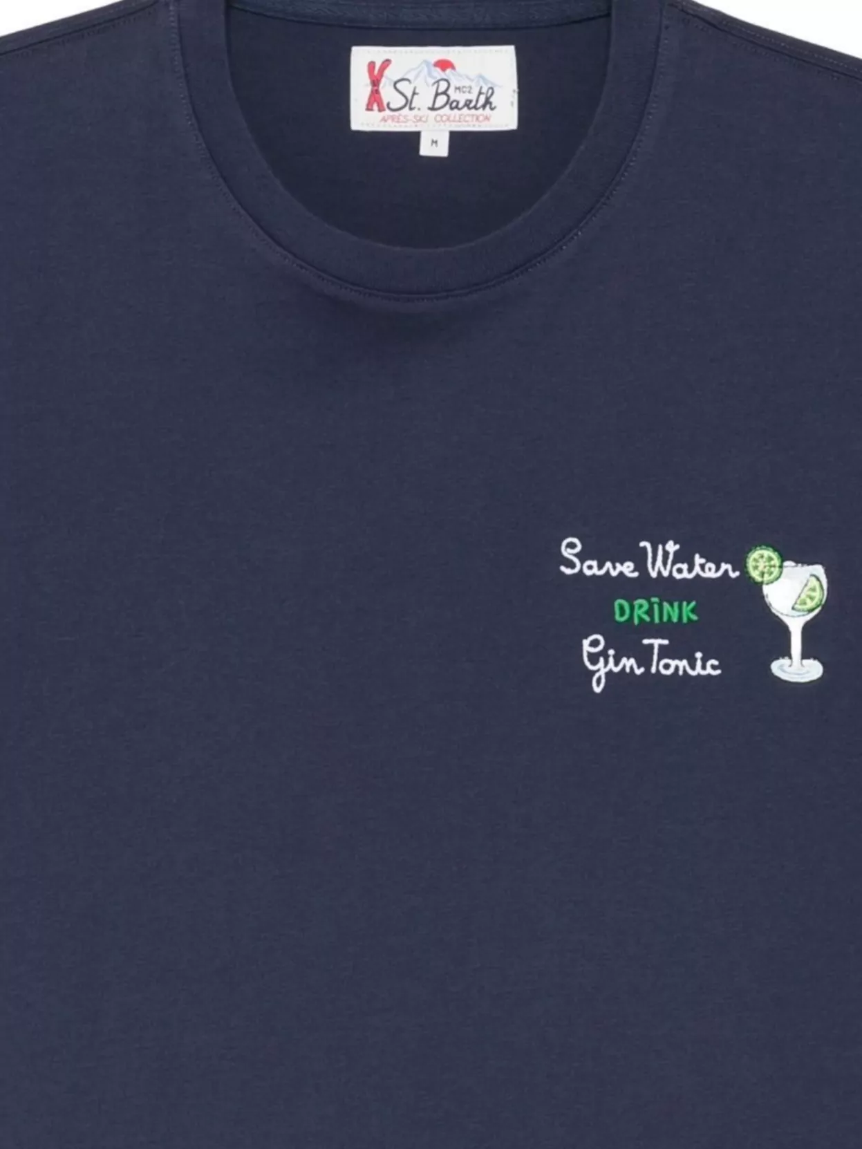 Mc2 Saint Barth Graphic Print Crew Neck Short Sleeve T-Shirt