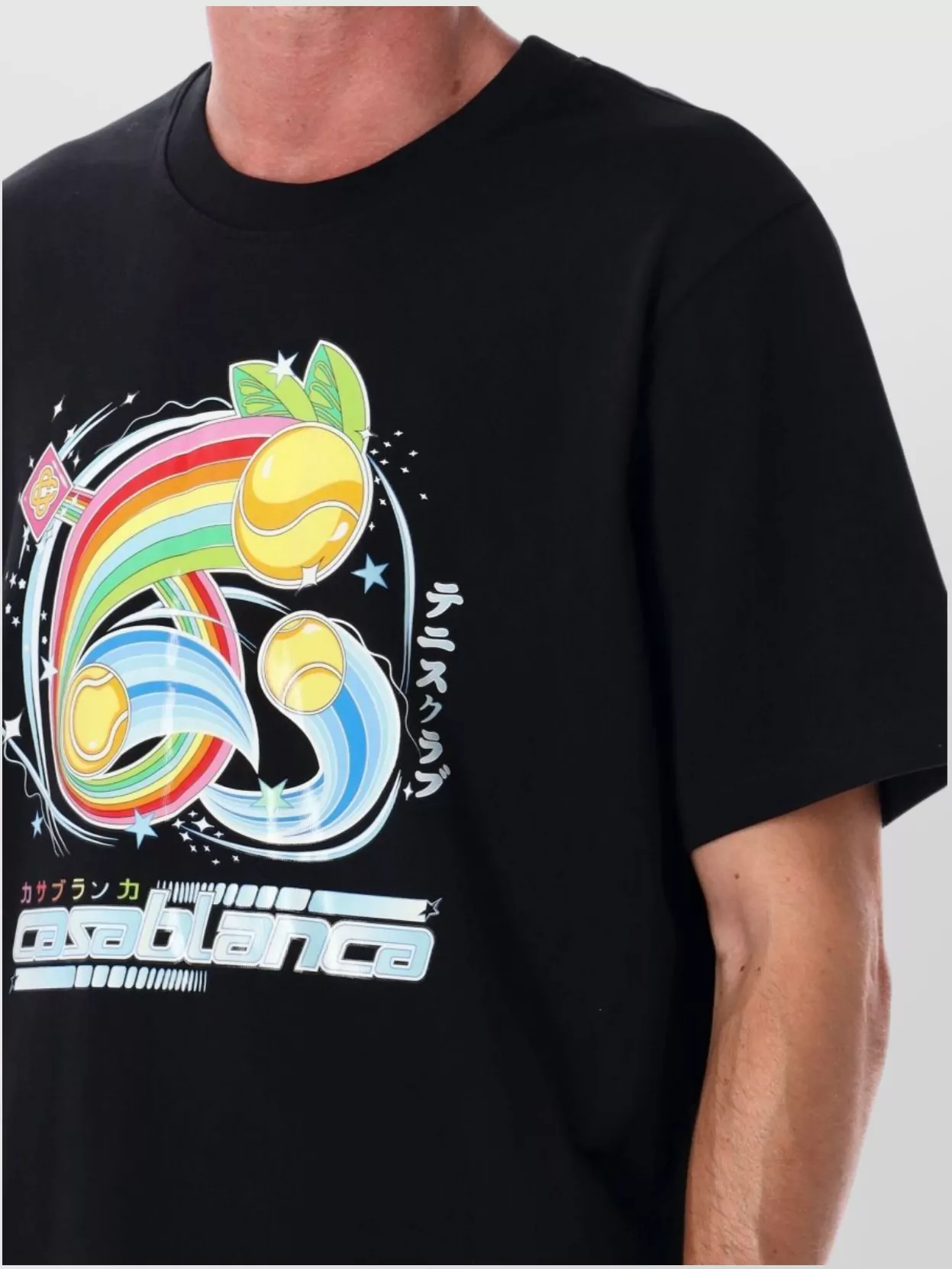 Casablanca Graphic Print Crew Neck T-Shirt