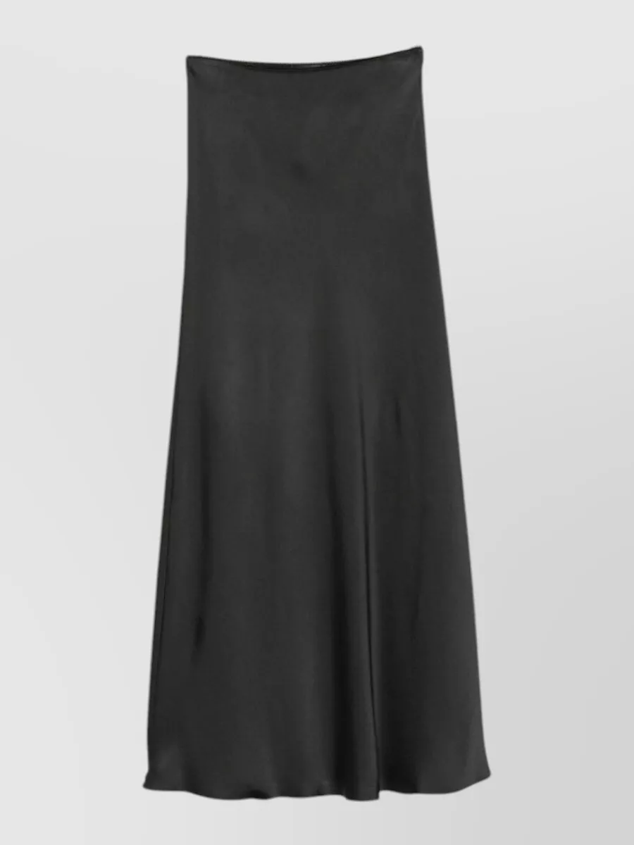 Fabiana Filippi Satin Maxi Skirt