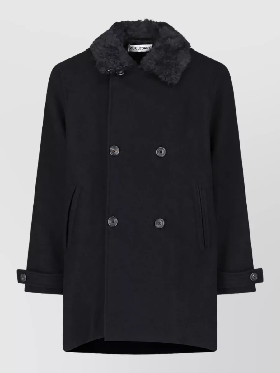 Our Legacy Virgin wool double-breasted coat