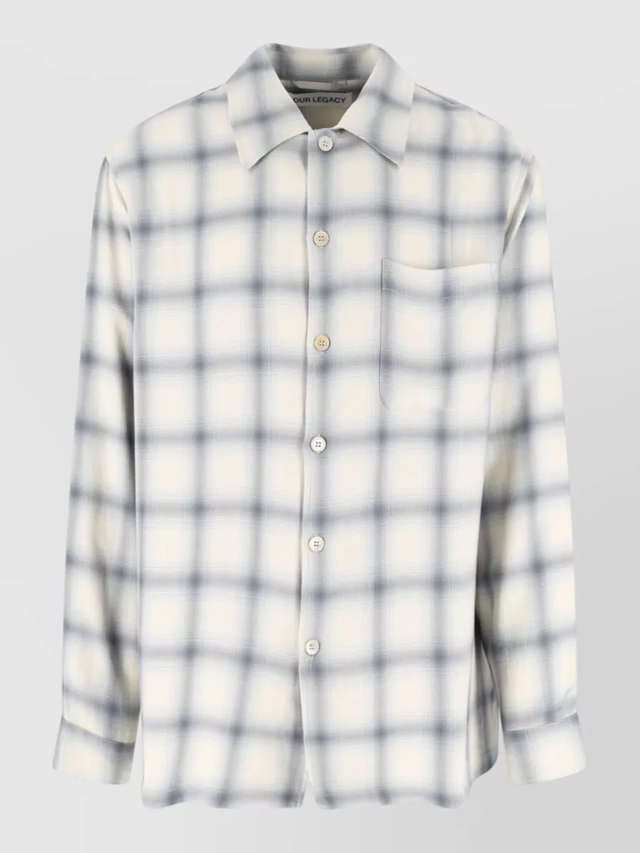 Our Legacy Checked Long-Sleeve Shirt