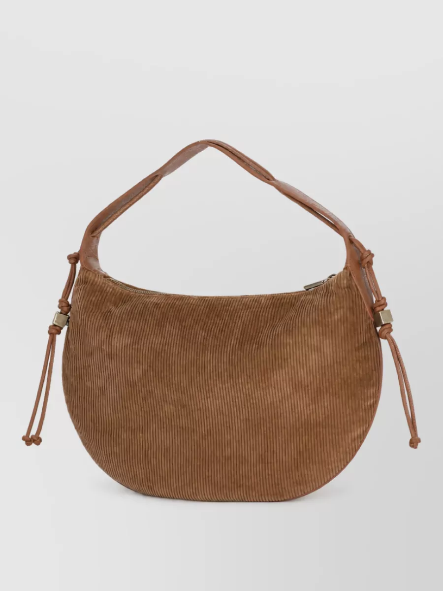 Coccinelle Corduroy Shoulder Bag