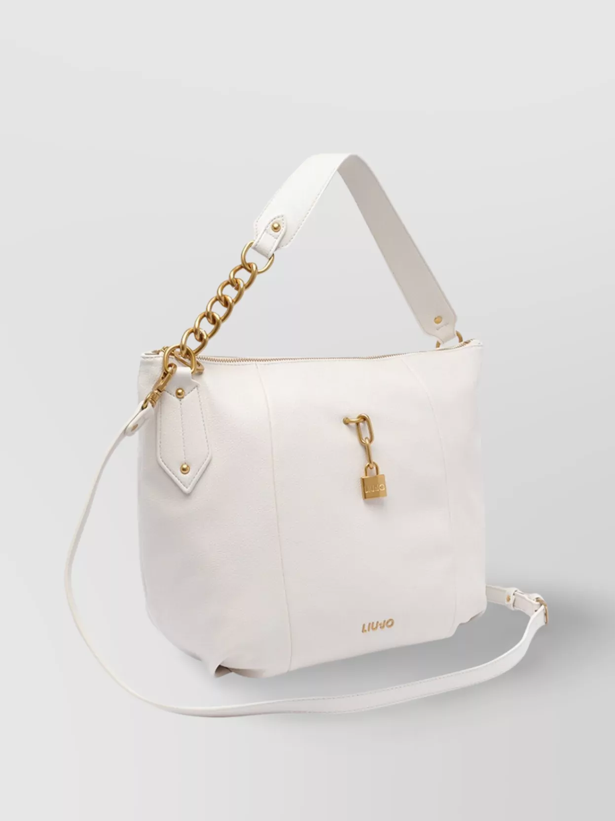 Liu •jo Shoulder Bag With Chain Strap And Padlock Detail