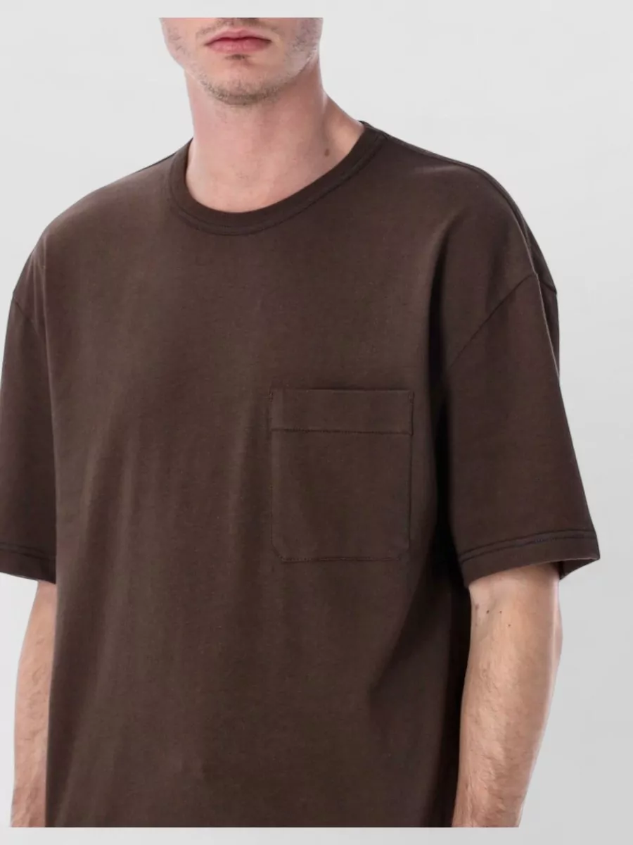 Lemaire Short Sleeve T Shirt Crew Neck Pocket