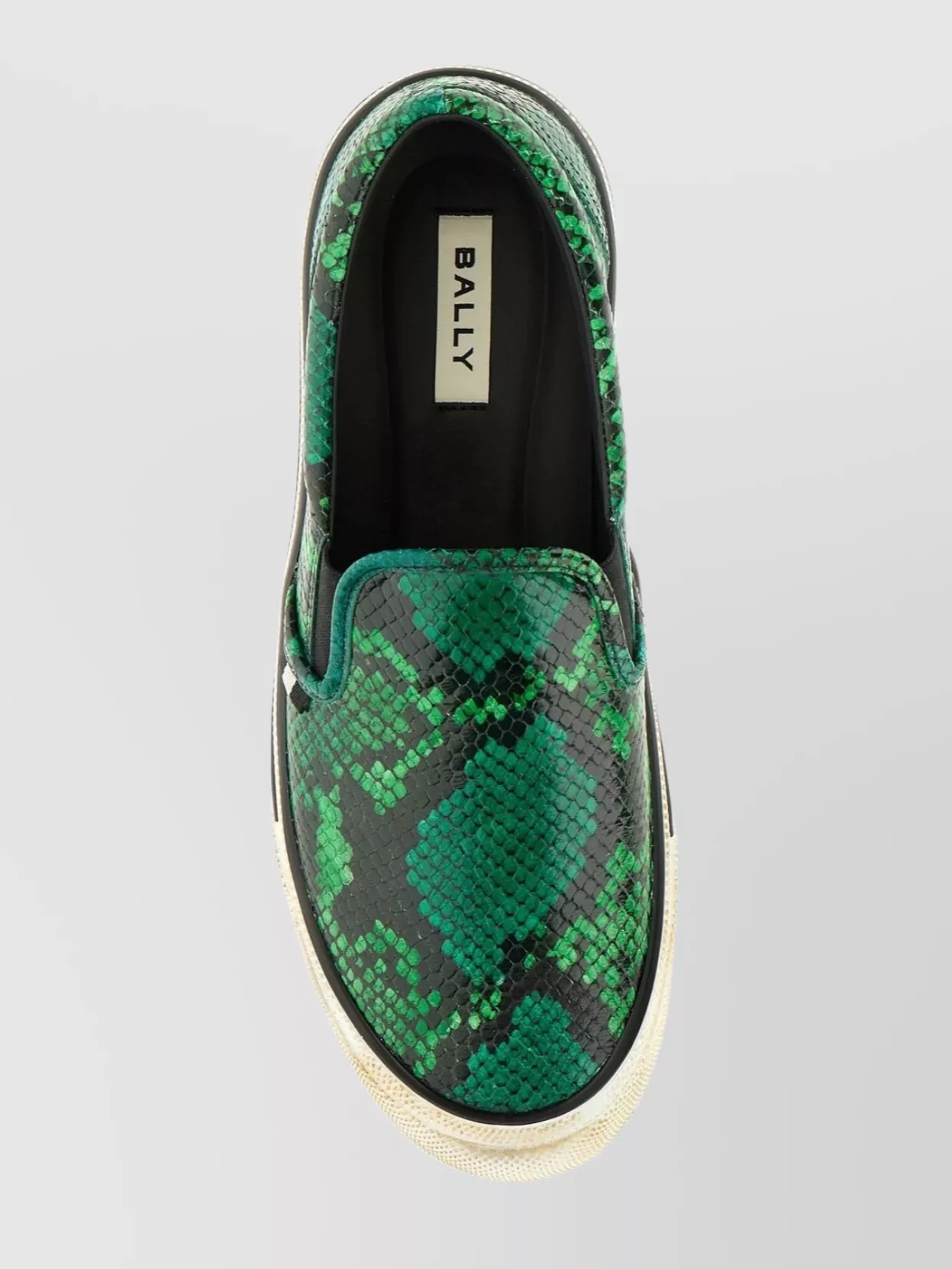 Bally Slip Ons In Printed Nappa Leather