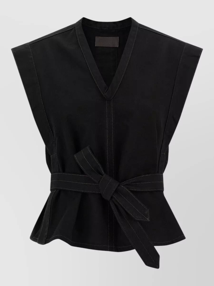 Lemaire Denim Belted Vest