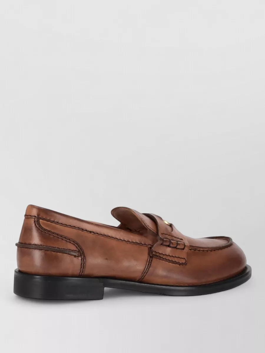 Miu Miu Leather Loafers