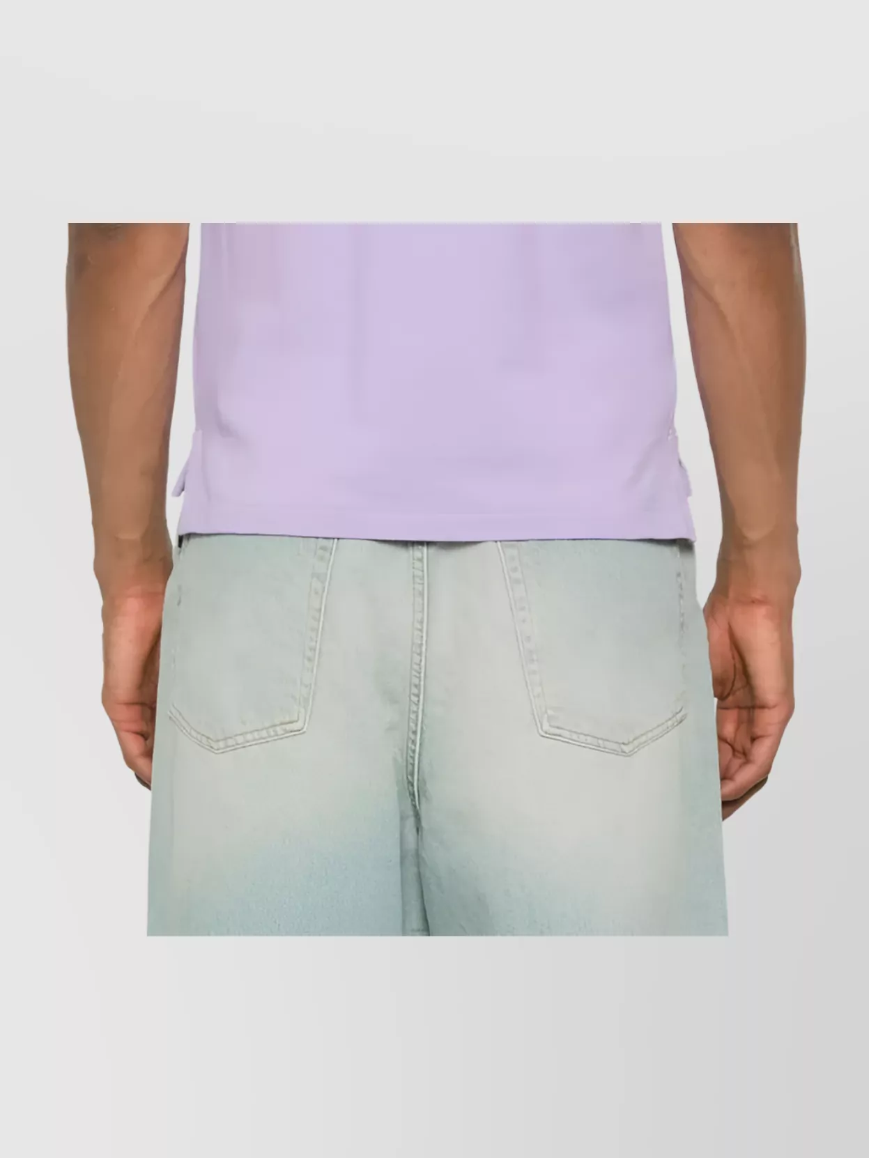 Polo Ralph Lauren Man Polo Shirt Lilac Size Xxl Cotton