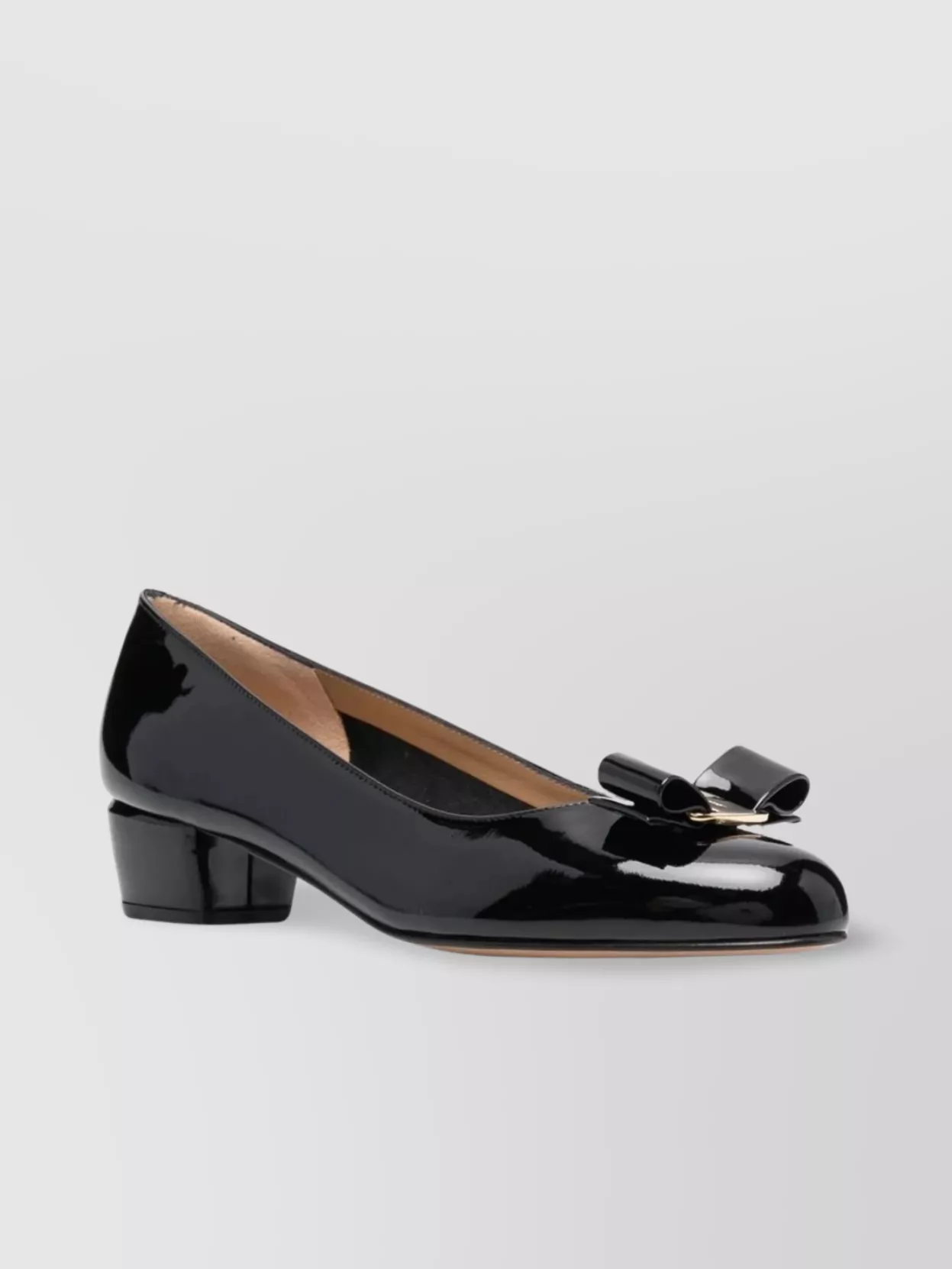 Ferragamo Vara 1 Wrapped Heel Pumps