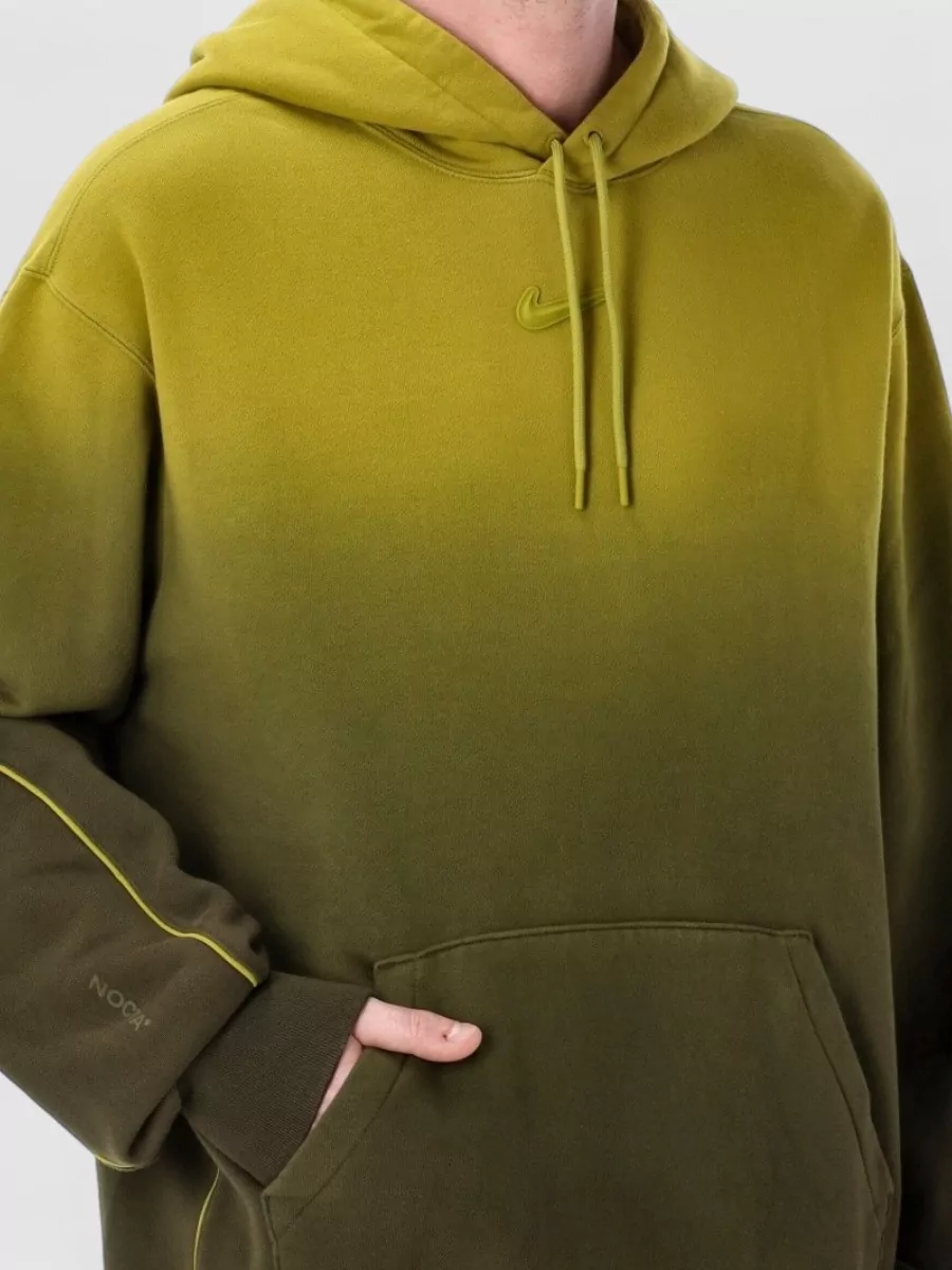 Nike Cotton Blend Washed Fleece Relaxed-Fit Hoodie