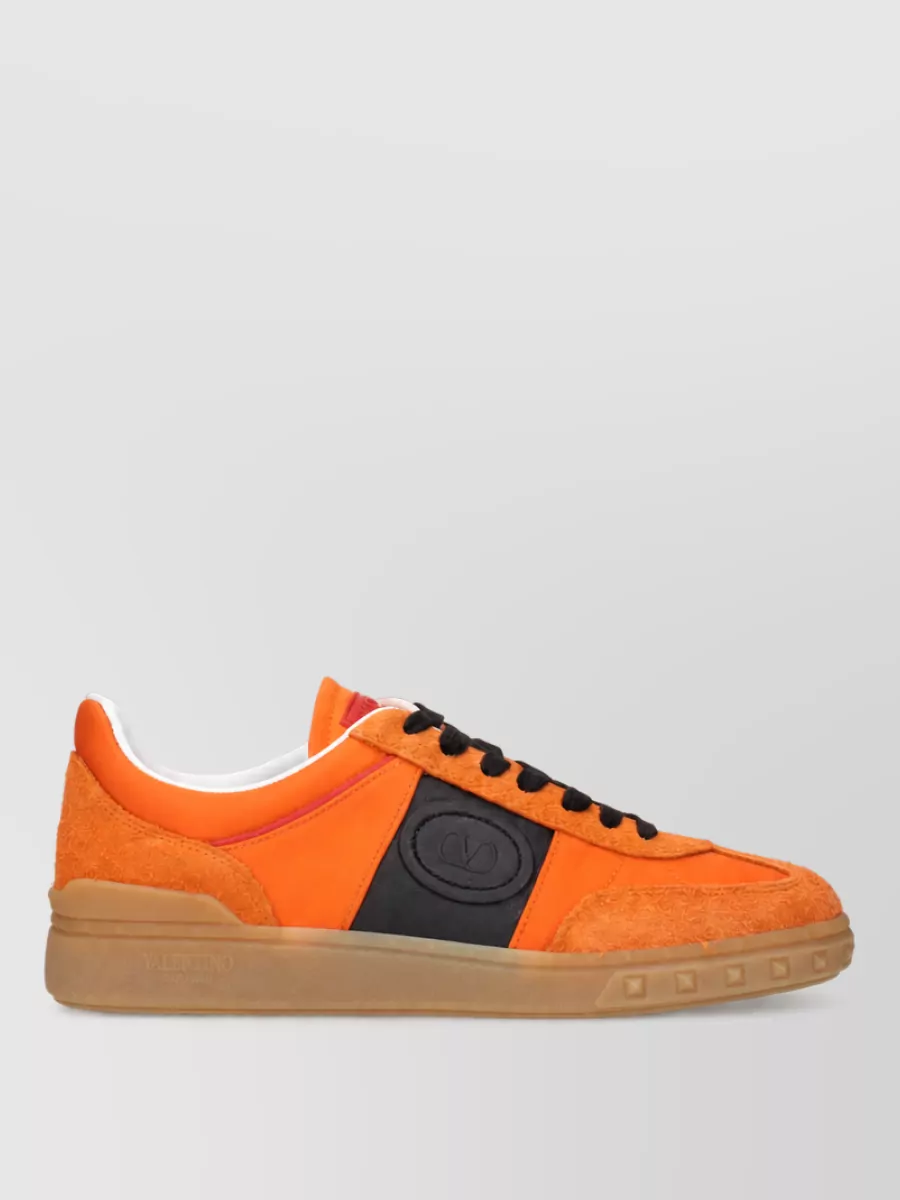 Valentino Garavani Textile Lace-Up Sneakers