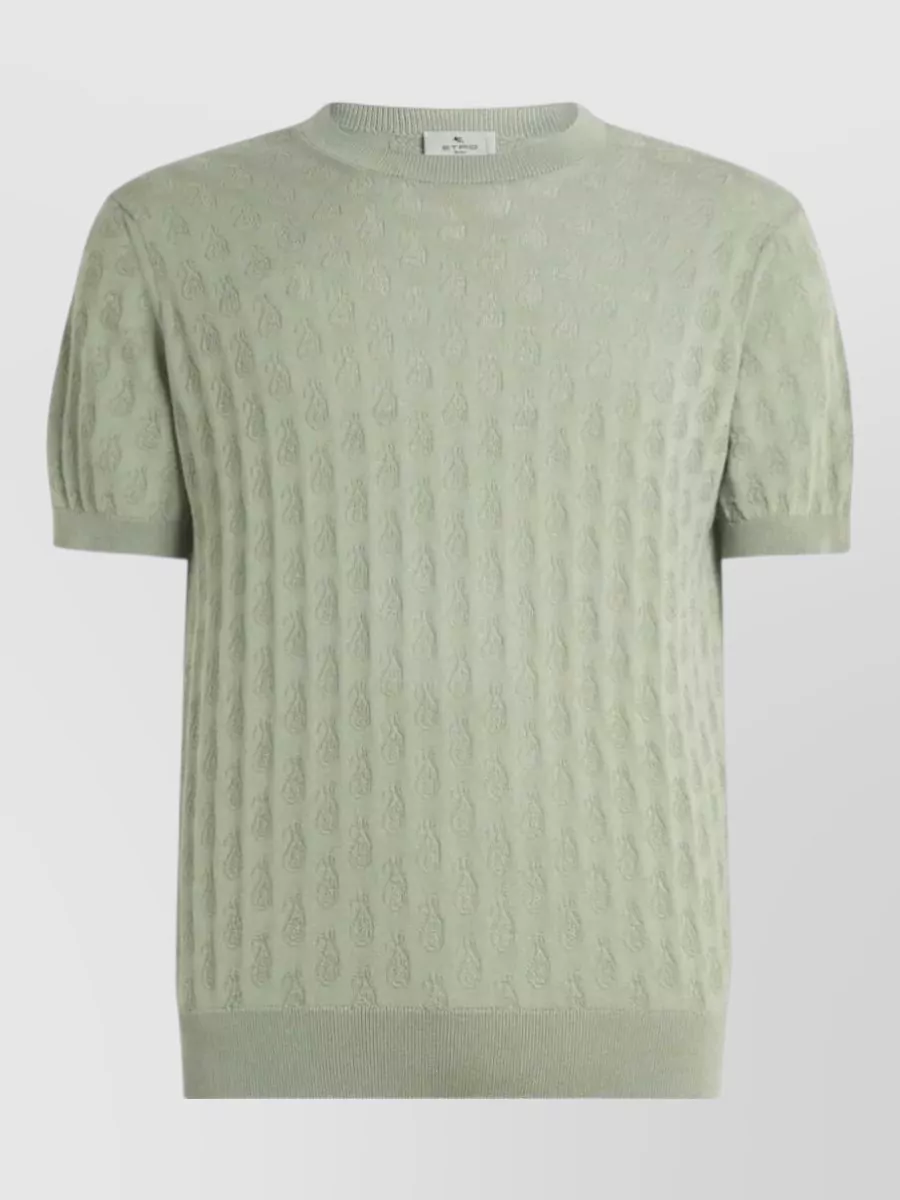 Etro Paisley cotton crew-neck t-shirt