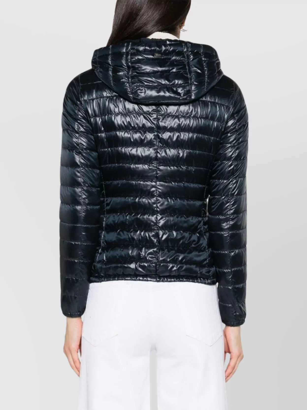 Herno Short Quilted Down Jacket With Detachable Hood