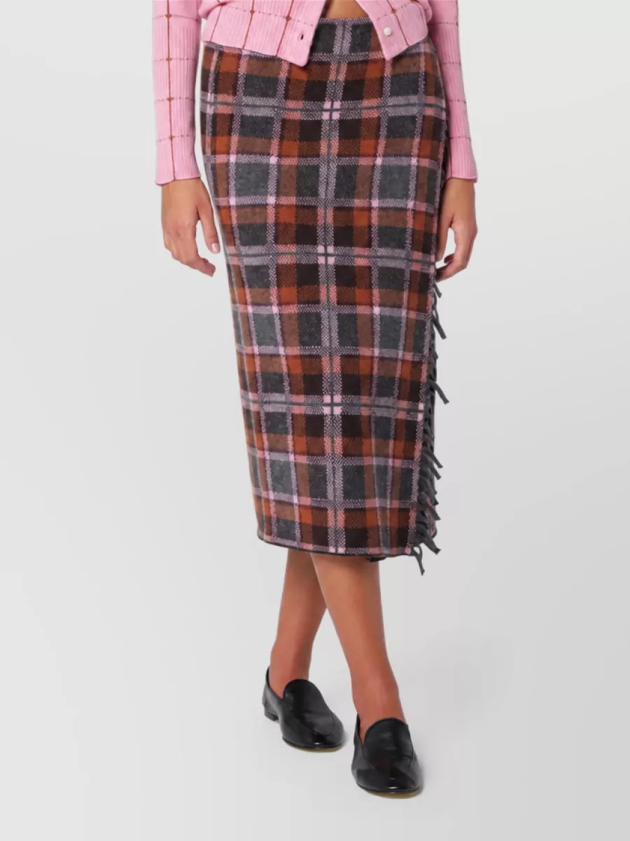 Guest In Residence fitted skirt