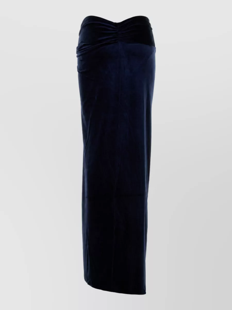The Andamane Velvet Maxi Skirt