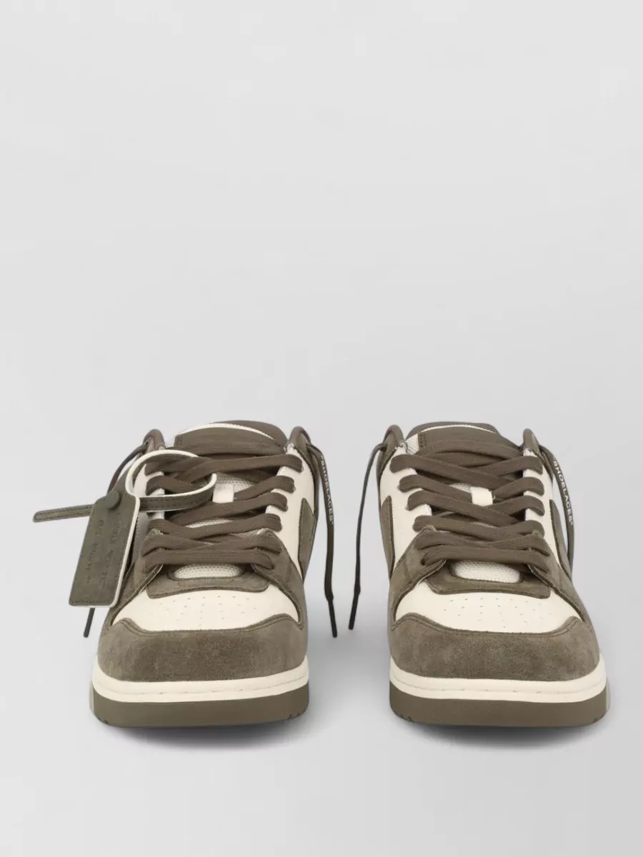 Off-White leather out of office low-top sneakers