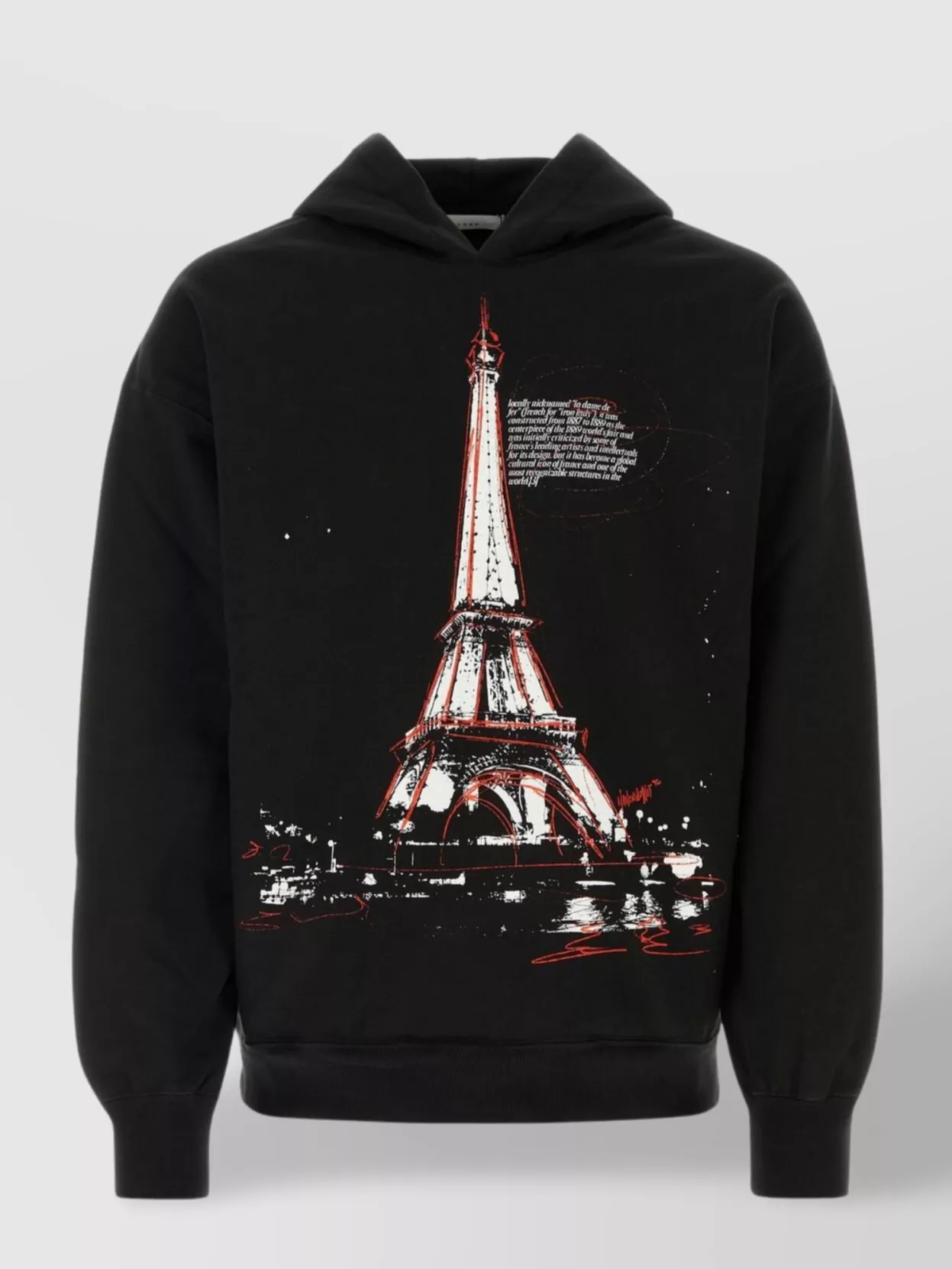 1989 Studio Cotton Sweatshirt With Peculiar Graphic Print In Neutral